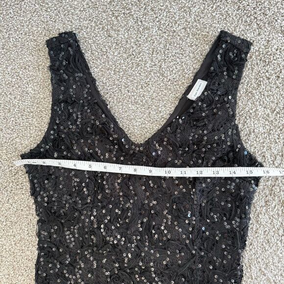 SUZY SHEIR | Black Sequin Dress - Picture 7 of 10